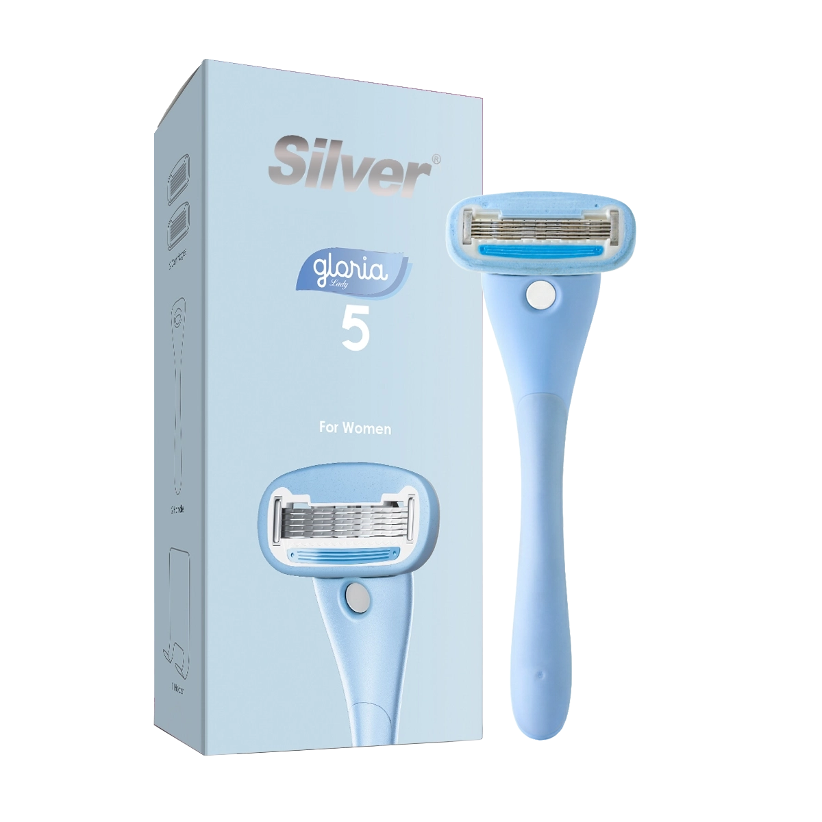 تیغ گلوریا۵ سیستم آبی